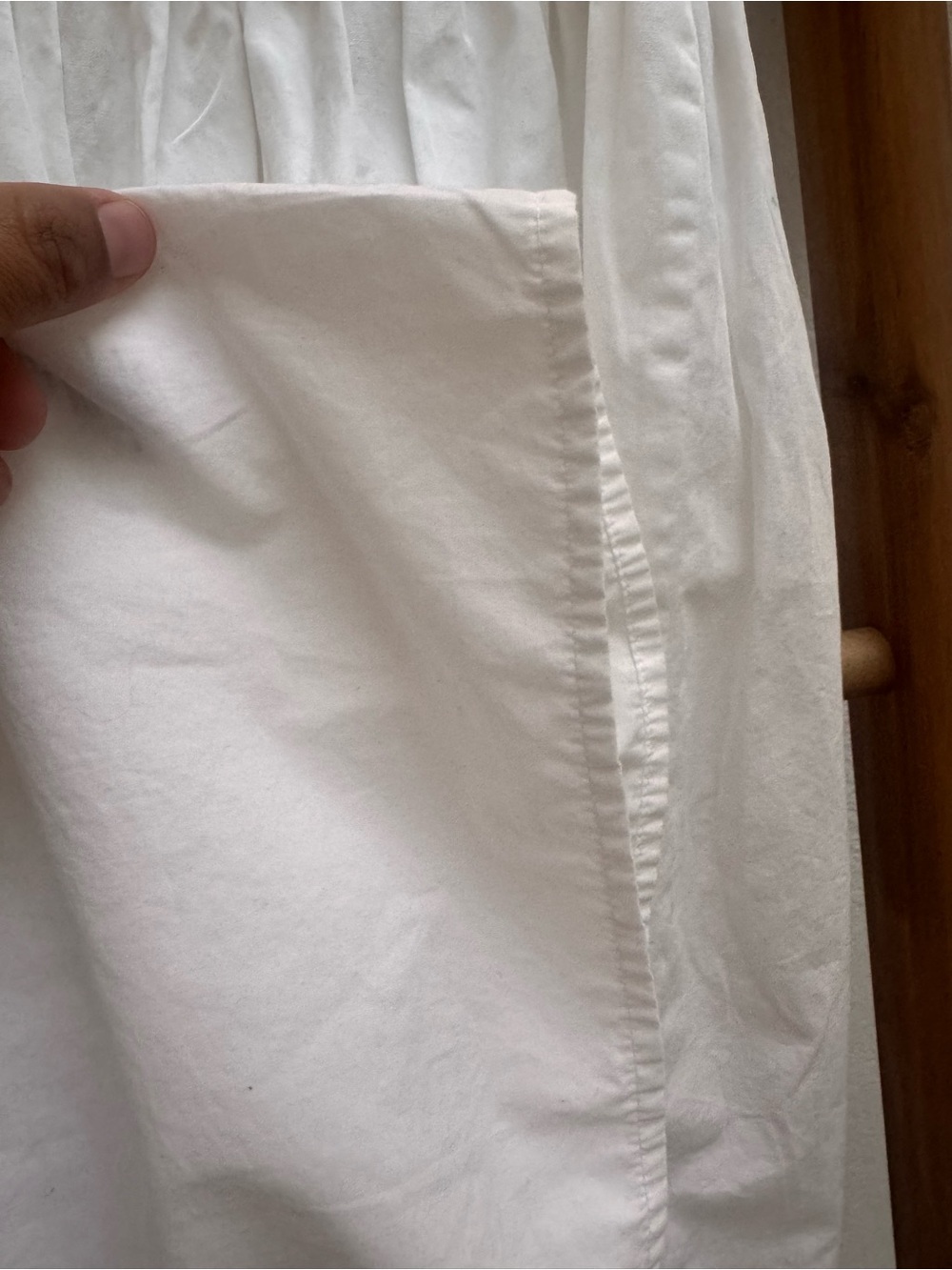 Sundays Best Aritzia Hadley White Smocked Square Neck Puff-Sleeve Baby Doll Mini - Picture 15 of 15